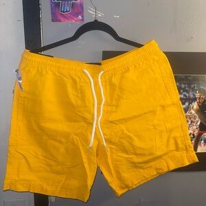 RSQ Bright Yellow Casual Shorts